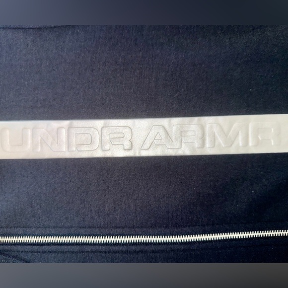 Under Armour Pursuit Zip Hoodie Black/White Size - Large (Loose Fit) - Picture 12 of 13